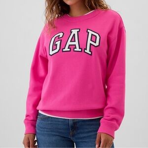 GAP LOGO SWEATSHIRT NEON PINK XXL NWT